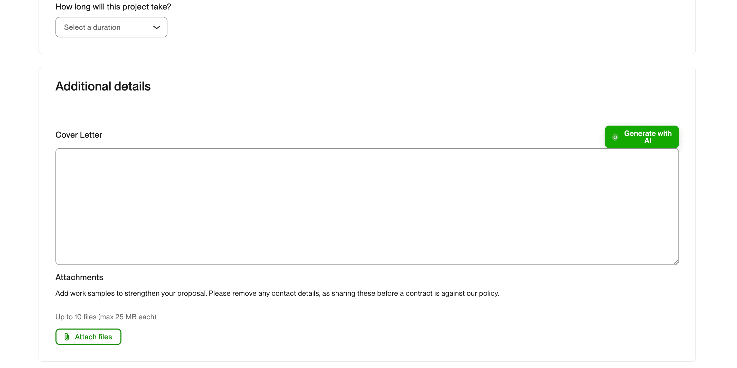 cover letter with ai